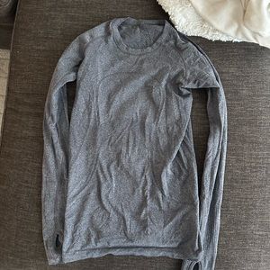 LULULEMON swiftly tech gray long sleeve